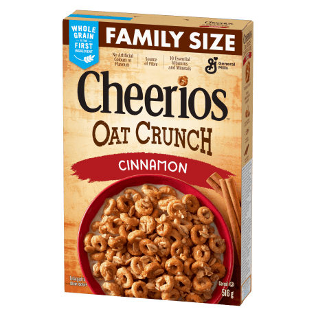 NEW Oat Crunch Cinnamon Cheerios Cereal - 15.2 Oz Box (General Mills)